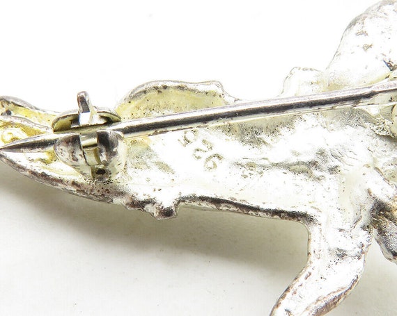 925 Sterling Silver - Vintage Shiny Diamond Cut D… - image 5