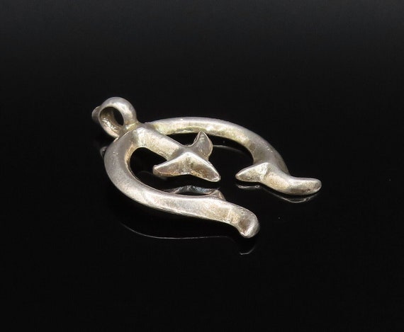 ZUNI NAVAJO 925 Silver - Vintage Minimalist Curve… - image 3