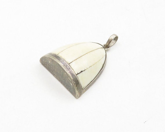 925 Sterling Silver - Vintage Hollow Bell Shaped … - image 2