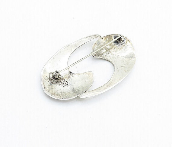 MEXICO 925 Sterling Silver - Vintage Shiny Modern… - image 4