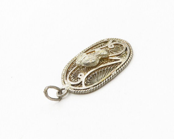 925 Sterling Silver - Vintage Egyptian Queen Nefe… - image 3