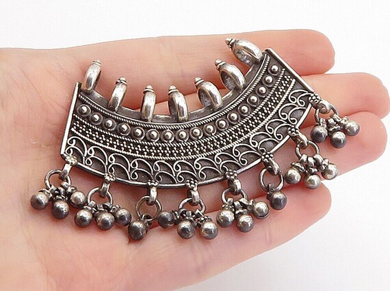 925 Sterling Silver - Vintage Antique Ornate Deta… - image 1