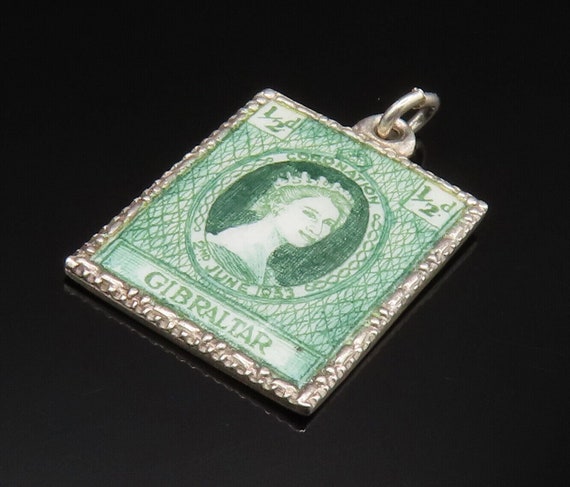 925 Sterling Silver - Vintage Queen Elizabeth Gib… - image 1