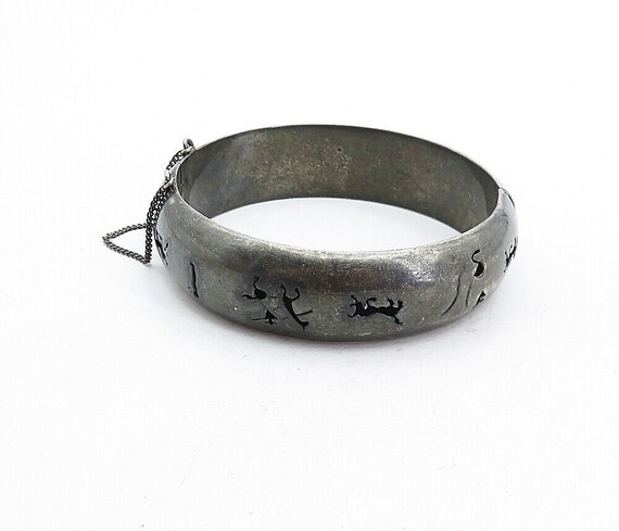 MEXICO 925 Sterling Silver - Vintage Oxidized Cut… - image 2
