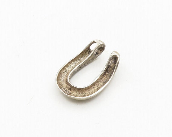 925 Sterling Silver - Vintage Smooth U-Shaped Sli… - image 4