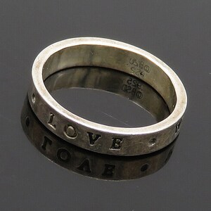 True Love Waits Black Filled Ring