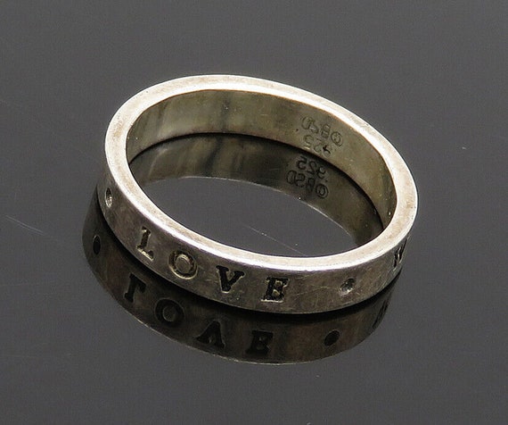 BSD 925 Sterling Silver - Vintage True Love Waits… - image 1