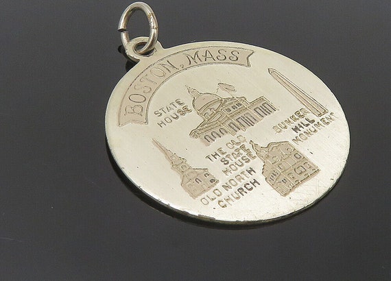 925 Sterling Silver - Vintage Boston Massachusett… - image 1