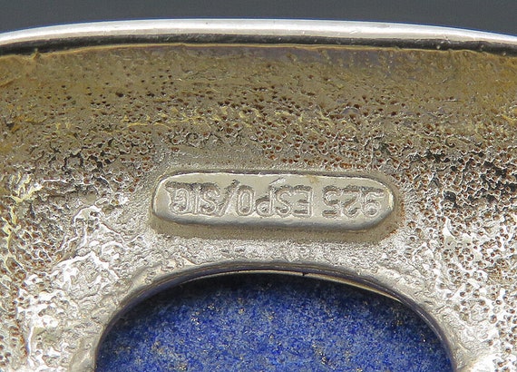 ESPO SIG 925 Sterling Silver - Vintage Cabochon L… - image 6