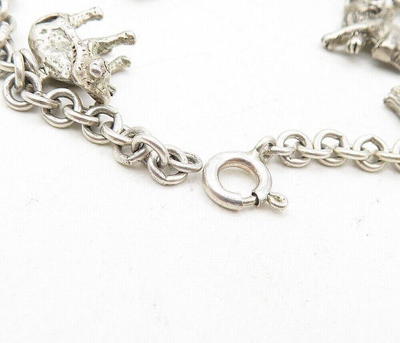 925 Sterling Silver - Vintage Assorted Animal Cha… - image 4