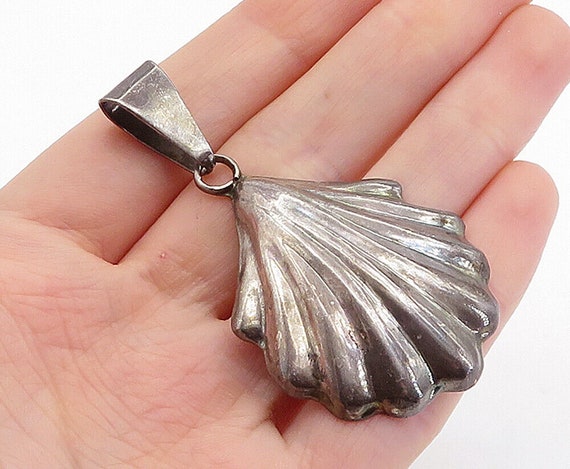 MEXICO 925 Sterling Silver - Vintage Oxidized Hol… - image 1