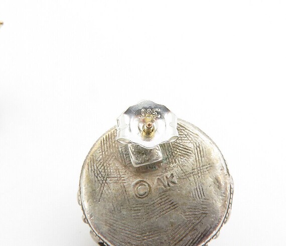DESIGNER 925 Silver Plated - Vintage Shiny Pearl … - image 5