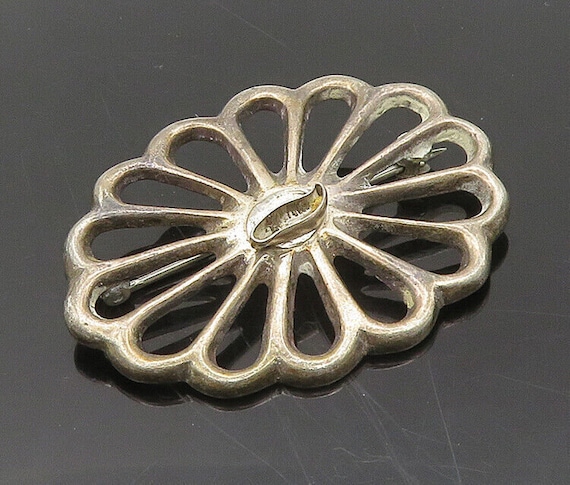 GEORGE BEGAY NAVAJO 925 Silver - Vintage Flower M… - image 1