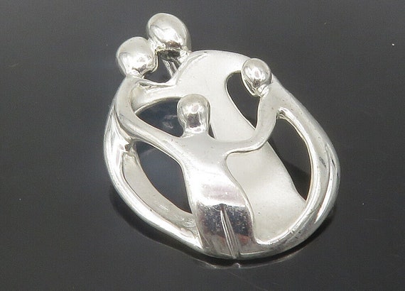 CAROLYN POLLACK 925 Silver - Vintage Shiny Modern… - image 1