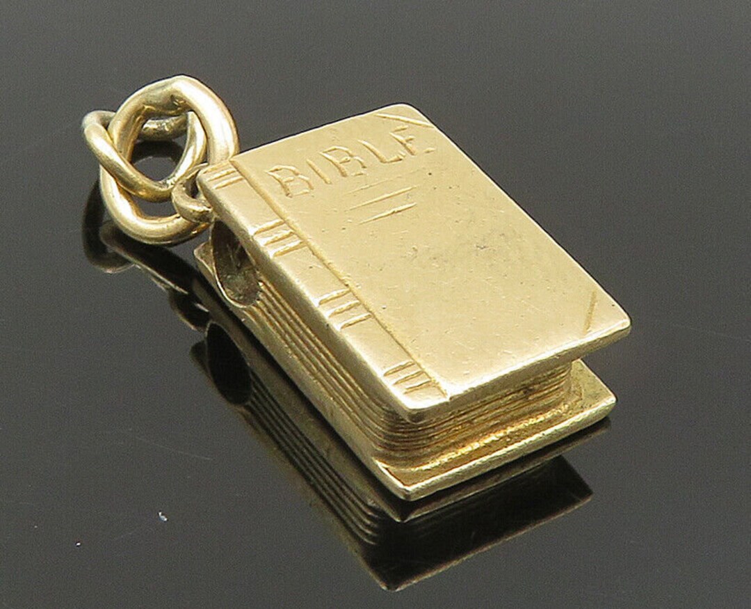 Artisanal Embossed Metal Holy Bible (Large-Gold)