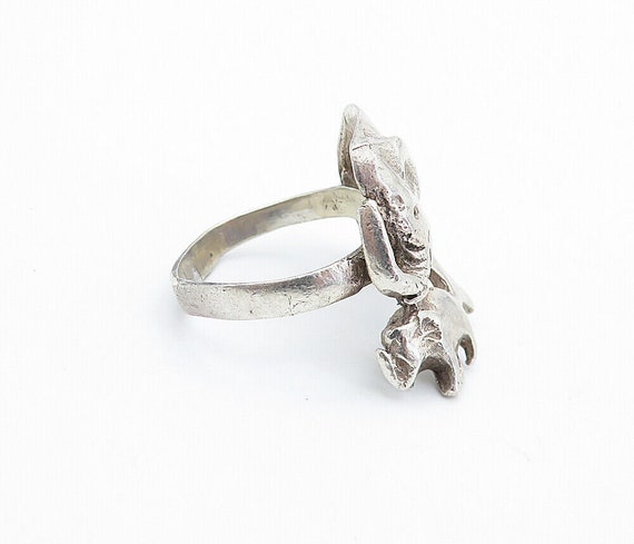 925 Sterling Silver - Vintage Mom & Baby Elephant… - image 3