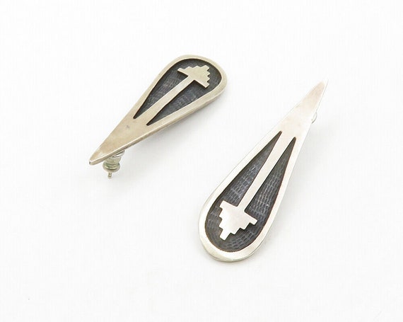 925 Sterling Silver - Vintage Two Tone Oxidized P… - image 3