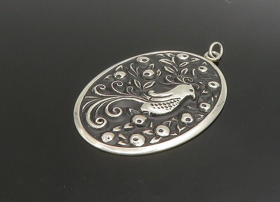 925 Sterling Silver - Vintage Oxidized Long-Taile… - image 3