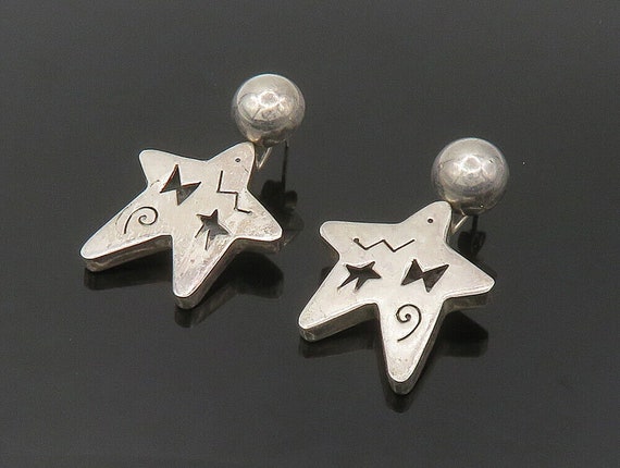 MEXICO 925 Sterling Silver - Vintage Cutout Star … - image 3