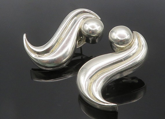 925 Sterling Silver & 14K GOLD - Vintage Shiny Sw… - image 1