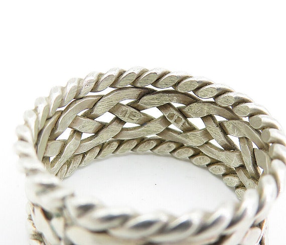 アクセサリー Vintage Silver Twist Edge Ring 925 Vintage Silver Twist Edge Ring 925