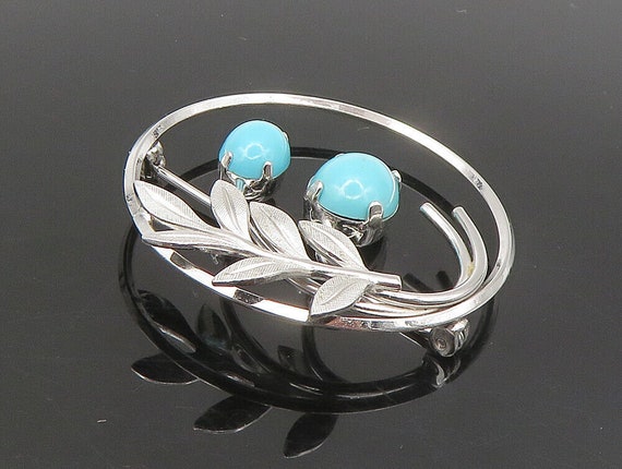 VAN DELL 925 Sterling Silver - Vintage Turquoise … - image 4