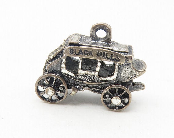 925 Sterling Silver - Vintage Oxidized Black Hill… - image 2