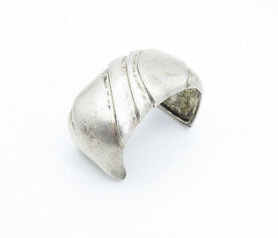 WS 925 Sterling Silver - Vintage Modernist Sculpt… - image 2