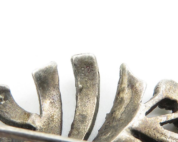 925 Sterling Silver - Vintage Sparkling Marcasite… - image 5