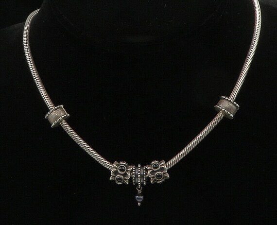 Pandora silver online necklace chain