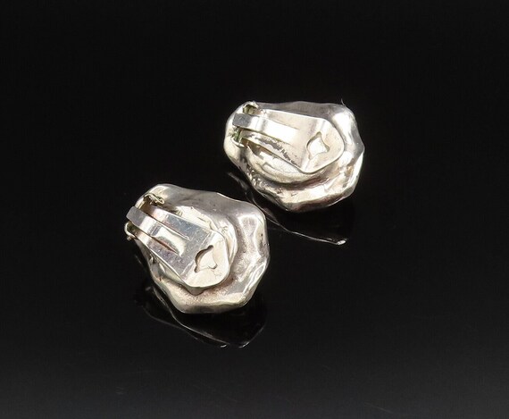 925 Sterling Silver - Vintage Modernist Hematite … - image 6