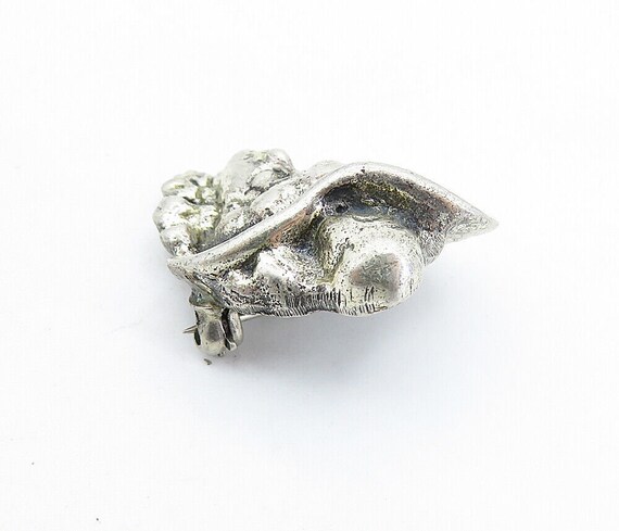 925 Sterling Silver - Vintage Antique Sculpted Wo… - image 3
