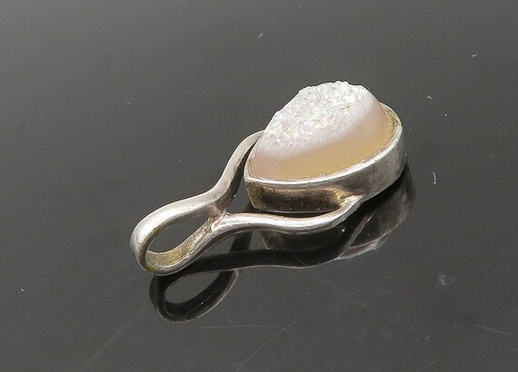 SAJEN Sterling Silver - Vintage Druzy Stone Tear … - image 4