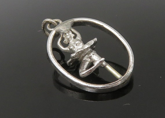 925 Sterling Silver - Vintage Shiny Ballet Dancer… - image 3