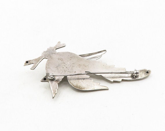 MONET 925 Sterling Silver - Vintage Perched Bird … - image 4