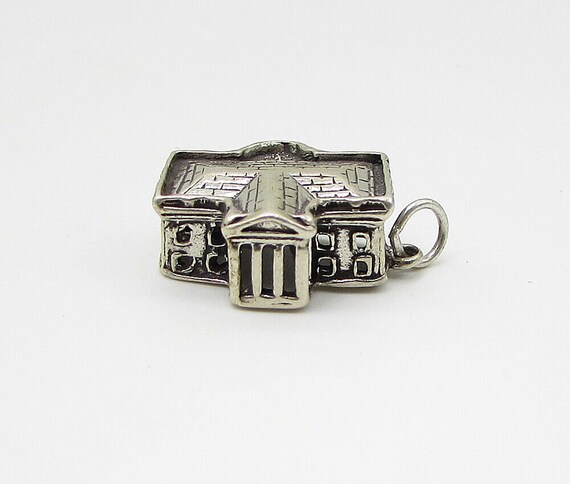 925 Sterling Silver - Vintage Ancient Structure B… - image 3