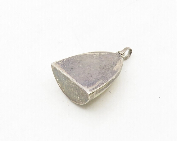925 Sterling Silver - Vintage Hollow Bell Shaped … - image 4