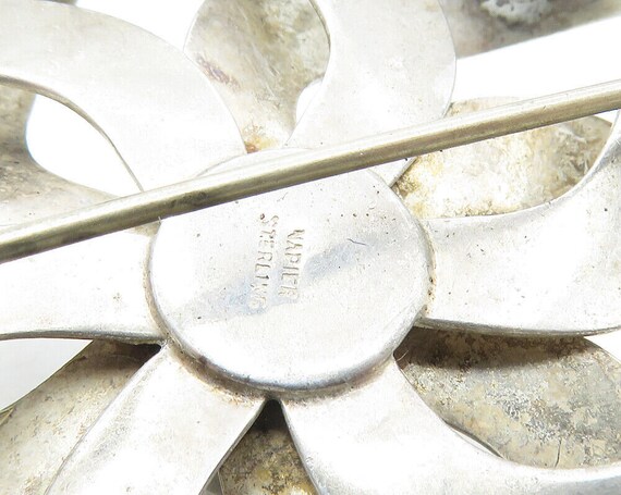 NAPIER 925 Sterling Silver - Vintage Smooth Ribbo… - image 5
