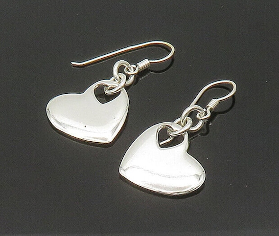 925 Sterling Silver - Vintage Shiny Smooth Love He