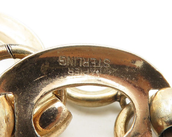 NAPIER 925 Sterling Silver - Vintage Rare Gold Pl… - image 6