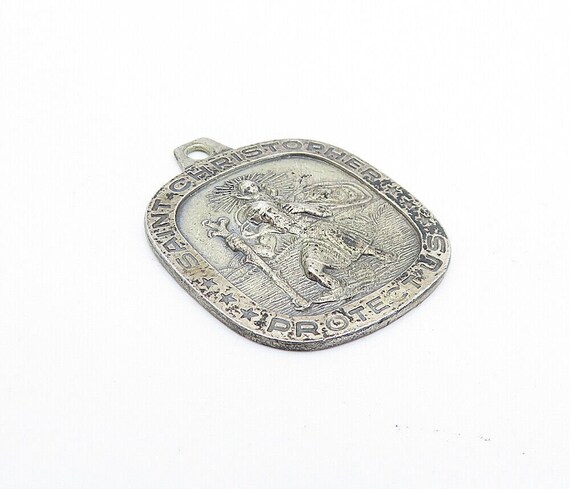 ANSON 925 Sterling Silver - Vintage Saint Christo… - image 2