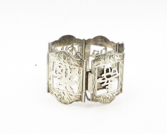 925 Sterling Silver - Vintage Shiny Chinese Chara… - image 4