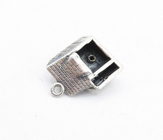 925 Sterling Silver - Vintage Petite Dark Tone Sc… - image 5