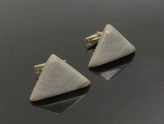 925 Sterling Silver - Vintage Minimalist Triangul… - image 3