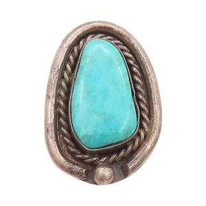 925 Sterling Silver Vintage Ring Antique Designer Puffed Sz 7.5 RG33157