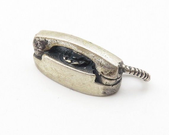 925 Sterling Silver - Vintage Dark Tone Old Fashi… - image 3