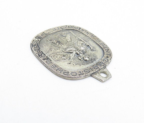 ANSON 925 Sterling Silver - Vintage Saint Christo… - image 3