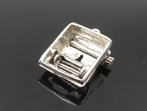 925 Sterling Silver - Vintage Shiny Old Fashioned… - image 5