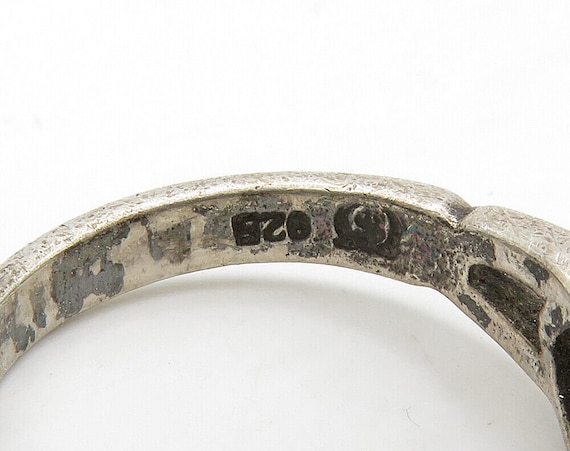 925 Sterling Silver - Vintage Celtic Knot Dark To… - image 6