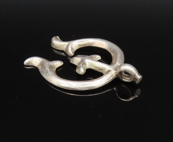ZUNI NAVAJO 925 Silver - Vintage Minimalist Curve… - image 5